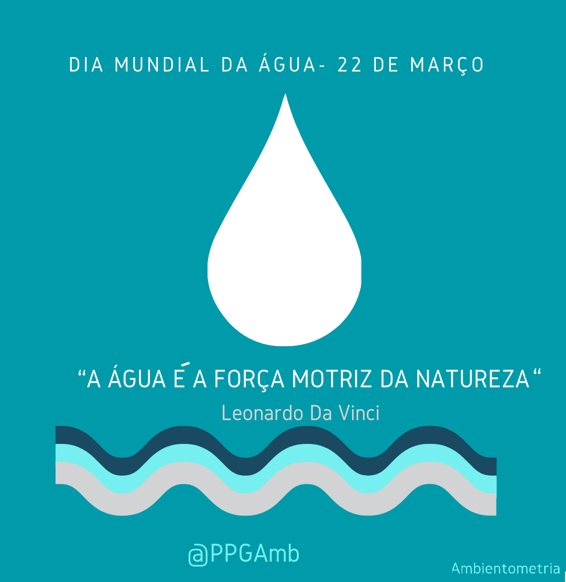 Dia Mundial da Água - PPGAmb Dia Mundial da Água - PPGAmb